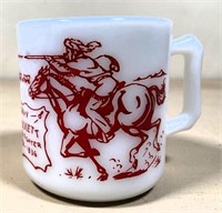 1950s Davy Crocket mug