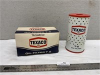 Vintage NOS Texaco Oil Filter T-6