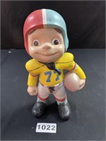 Vintage Ceramic Football Player