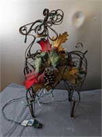 Metal Deer Lighted Christmas Decor