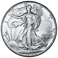 1942 Walking Liberty Half Dollar UNCIRCULATED