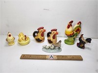 Rooster Salt/Pepper Shakers & Figurines