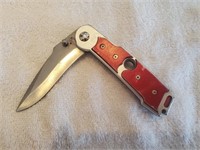 Pocket Knife, Brown Handle