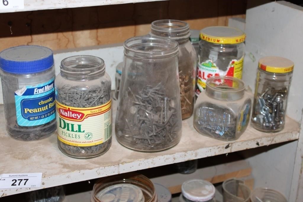 Shelf of hardware