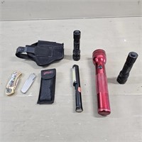 Flashlight & Pocket Tools Lot