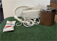 Buster oreck vacuum cleaner and Ice Bucket