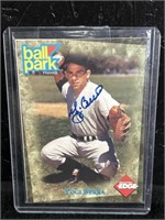 Yogi Berra Autographed Card