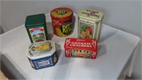 vintage food tins