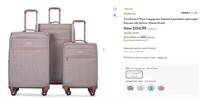 N4704 3 Piece Luggage Set w/ Spinner Wheels,Khaki