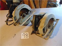2 Black & Decker circular saws
