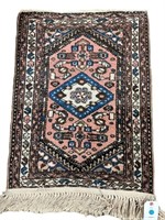 2 FT 8 IN X 2 FT HAND MADE PERSIAN PRAYER RUG