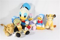 Lot of Disney Plushies - Daisy, Donald, SImba etc