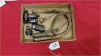 misc tool lot with 2 stanley awls