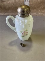 Vintage Victorian pattern glass syrup store- top