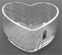 * Vintage Pilgrim Glass “Twisted Optic” Heart