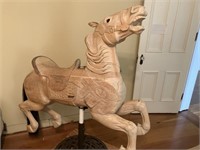 Wood Carved Carousel Merry-go-Round Horse