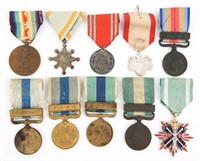 PRE WWI - WWII JAPANESE MEDALS LOT OF 10