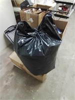 Big black bag of packing peanuts