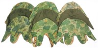 VIETNAM WAR US M1 HELMET CAMO & GREEN COVER LOT