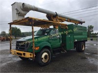 2006 FORD F-750 XL SD W/ ALTEC LRV56 56' BUCKET &