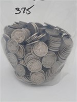 More than 375 Buffalo nickels, NO DATE!