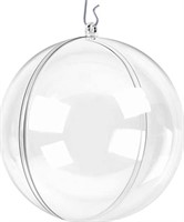New pack of 20 small clear ornaments 2 inch
