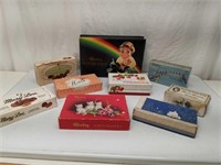 Antique Chocolate + Candies Product Boxes