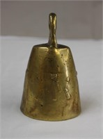 Brass bell, 4"H
