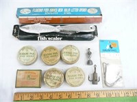 Pflueger Hook Tins and More, Floating Knife