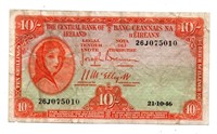 1946 Ireland 10 Shillings Note