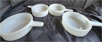 White milkglass ovenware