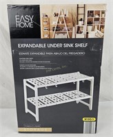 New Easy Home Expandable Under Sink Shelf