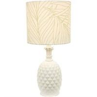 $39 Décor Therapy TL17212 Table lamp, White