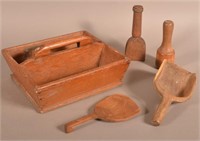 Lot of Antique Woodenwares.