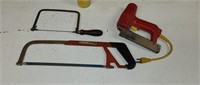 Electric stapler hacksaw copping saw