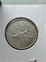 1968 Canadian.25 cent