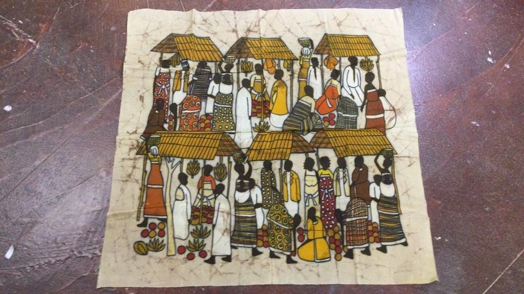 Vintage African tapestry