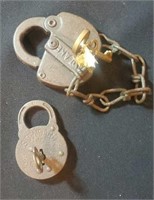 Antiques locks pair