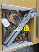 BOX OF MISC TOOLS