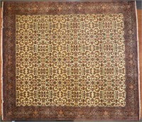 Unusual fine Bijar carpet, approx. 13.6 x 14.8