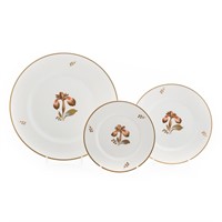 27 Royal Copenhagen Brown Iris porcelain plates