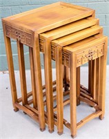 Furniture Asian Style Stacking / Nesting Tables