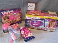 Easy Bake oven with various accessories