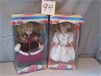 Lot of 2 Victoria Collection Special Edition dolls