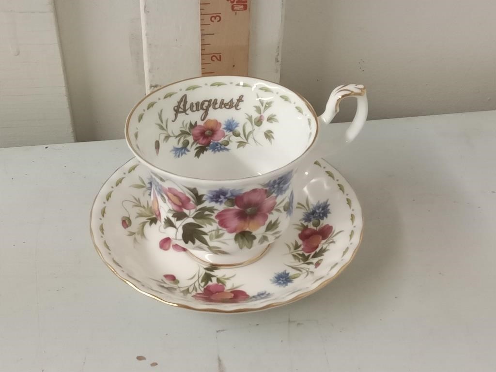 Royal Albert Poppy August cup & saucer