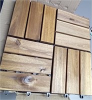 9ct Wooden Garden Tiles