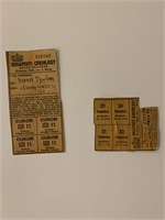 Hungarian WW2 Ration Coupons