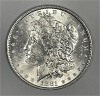 1881 Morgan Silver $1 Brilliant Uncirculated BU