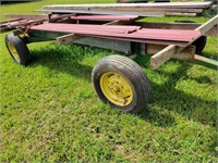 6 FT. X 14 FT. FARM WAGON FRAME AND TIRES
