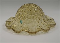 SEGUSO MURANO GLASS ITALY LAMP SHADE OLIVE GREEN